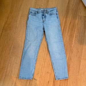 Levi’s light wash jeans